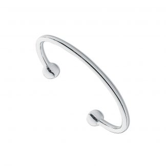 Sterling Silver 925 Silver Baby Torque Bangle