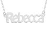 Sterling Silver 925 Personalised Custom Name Necklace HoboDee Style